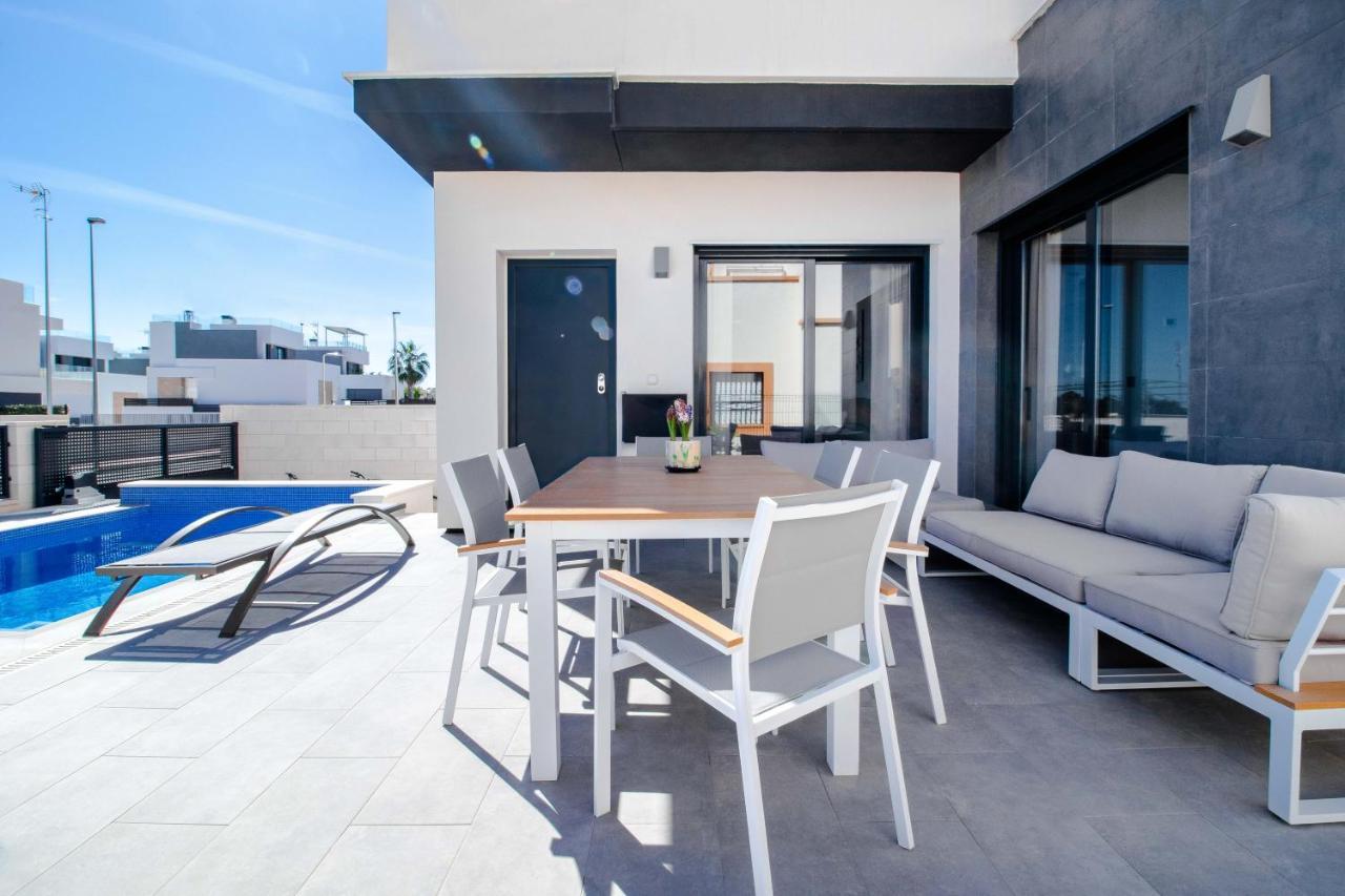 Villa De Lujo Con Piscina Orihuela Exteriör bild